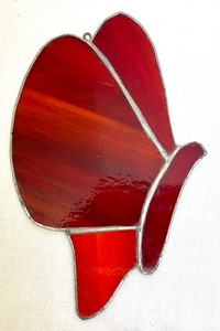 lot 141 image: Stained Glass Butterflies and Bird Figurines