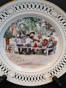 lot 30 image: Pair of Bing & Grndahl Carl Larsson Plates