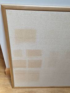 lot 39 image: Framed Cork Bulletin Board