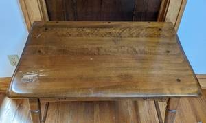 lot 68 image: Vintage Wood Writing Desk