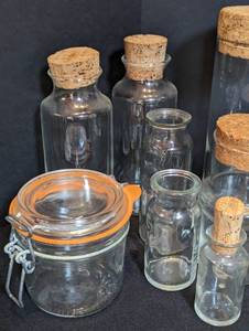 lot 72 image: Large Variety of Vintage Glass Jars
