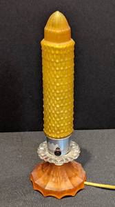 lot 164 image: Vintage Art Deco Skyscraper Bullet Boudoir Lamp