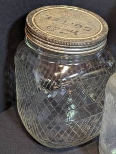 lot 182 image: Large Vintage Glass Jars