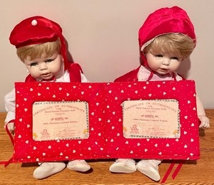 lot 84 image: Darling Handmade Dolls by Cheryl J. Reeder Exclusively for Karsuji