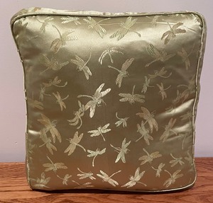 lot 140 image: Trio of Dragonfly and Beetle Accent Pillows