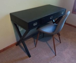 lot 201 image: Desk And Chair