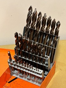 lot 57 image: Matco DCB29HSRM Cobalt Reduced-Shank Hyper-Step Drill Bit Set