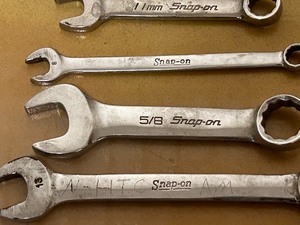 lot 62 image: Lot Of (7) Assorted Snap-On Wrenches