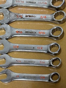 lot 64 image: Sunex 11-Piece Wrench Set, 38-1