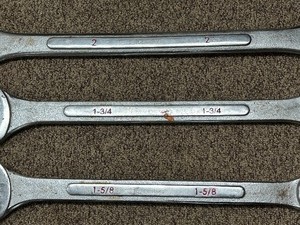 lot 66 image: 5-Piece Pittsburgh Wrench Set, 1 38 - 2