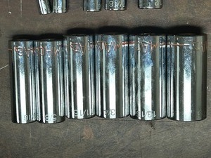lot 92 image: MAC Tools 11-Piece Deep Socket Set, 14 - 78