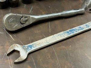 lot 99 image: Lot Of Assorted Matco Specialty Sockets, Ratchet, Box Wrench, Etc