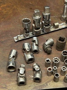 lot 100 image: Large Lot Of Assorted Sockets, Wrenches, Adapters & More