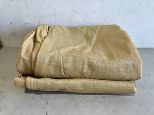 lot 113 image: Le Conte 7 x 13 foot Sun Shade Sail Canopy in Cream Beige