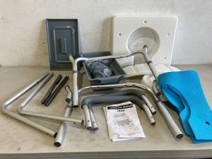 lot 132 image: HEAO 4-in-1 Heavy Duty Shower Chair and Commode