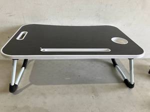 lot 175 image: LIFELONG ErgoDesk 26 in. Grey 1 Drawer Foldable Laptop Standing Desk