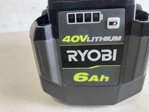 lot 190 image: RYOBI 40V Lithium 6Ah Battery