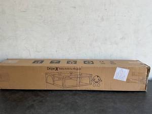 lot 216 image: Dripex Light Grey Baby Playpen with Zipper Gates and Soft Breathable Mesh