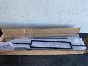 lot 240 image: Set of 10 Satin Black Wrought Iron Deck Balusters