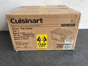 lot 253 image: Cuisinart Stainless Steel Convection Toaster Oven