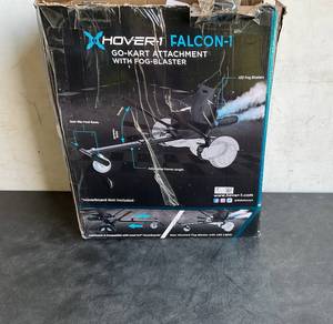 lot 312 image: HOVER-1 FALCON-1 Go-Kart Attachment with LED Fog Blaster