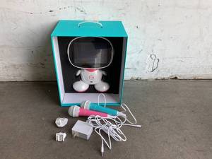 lot 20 image: Misa Pink Next Generation Multi-Function Programmable Smart Home Educational Walking Family Robot