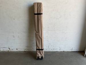 lot 29 image: Blissun Tan 10 x 10 Ft Outdoor Portable Pop-Up Canopy Tent with Roller Bag