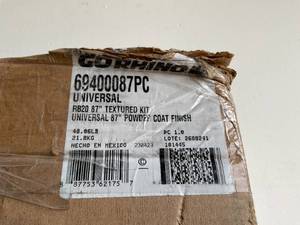 lot 37 image: Go Rhino 69400087PC Textured Black Running Boards