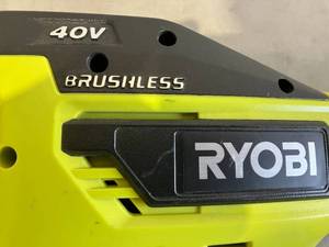 lot 407 image: RYOBI 40V Brushless String Trimmer