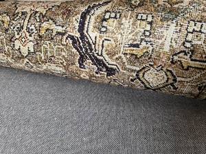 lot 93 image: LOLOI II Layla OliveCharcoal 7 ft. 6 in. x 9 ft. 6 in. Distressed Oriental Printed Area Rug