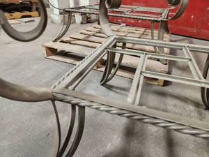 Gabberts Wrought Iron Coffee Table and End Table