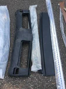 lot 11 image: Huge Parts lot Includes - 1967-69 Camaro trunk filler panel X3, 1967 Camaro RS Lower Vlances X2, Misc Camaro repair parts
