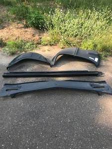 lot 14 image: Huge Parts lot Includes - 1966 Chevelle tail light panel, 1968-72 Chevelle LH Rocker, 1964-65 Chevelle LH outer Wheel house, 1964-70 Mustang inner wheel house