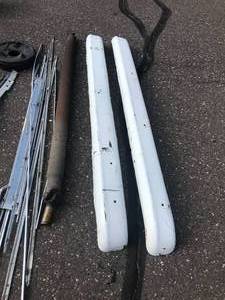 lot 53 image: 1955 Chevy Truck Bumpers - 1965 Chevelle Grill and Trim