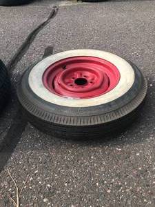 lot 66 image: 1961 Corvette Spare Tire - Restored with New Tire
