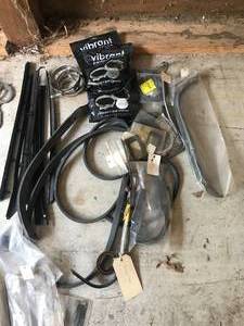 lot 95 image: Huge lot of Parts - Includes  More - Window Chrome. Outside door seals, Band Clamps, Misc. gaskets NEW  More