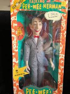 lot 29 image: Talking Pee-Wee Herman Doll in Original Box