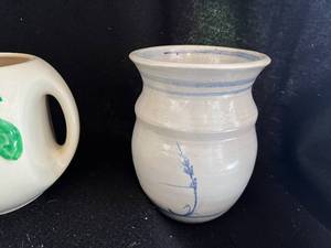 lot 73 image: Vintage Cookie Jar, Pitcher and Vase