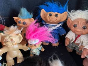 lot 75 image: Lot of Troll Dolls