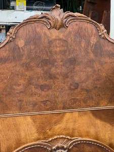 lot 2 image: Ornate Antique Bed