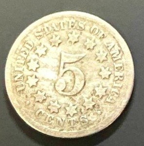 1869 Shield Nickel