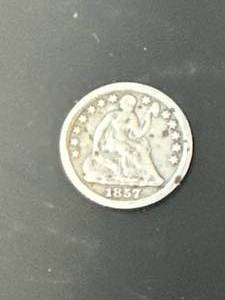 1857 Half Dime