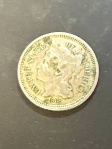 1868 Three Cent Nickel