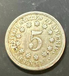 1867 Shield Nickel