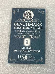 14 Grain .999 Platinum Bar