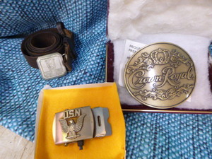 lot 35 image: Belt Buckles