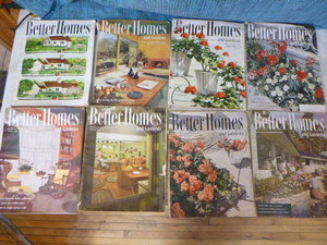 lot 49 image: 8 Vintage Better Homes and Gardens Magazines