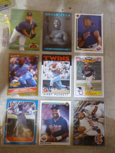 lot 50 image: 27 Different Kirby Puckett Baseball Cards