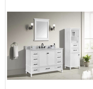 lot 22 image: New Merryfield 24 in. W x 32 in. H Framed Wall Mounted Mirror in White