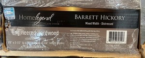 lot 9 image: 9 boxes Home Legend Barrett Distressed Hickory 38 in. T x 3.5 in. W Engineered Click Hardwood Flooring (26.3 sqftcase)